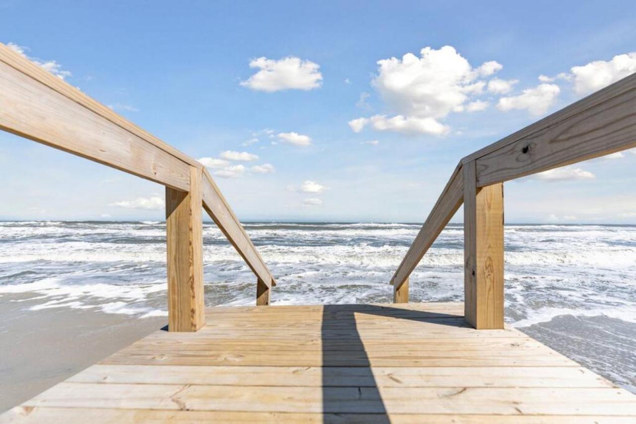 Beach Block Parking Modern Decor Porch 布里根泰恩 外观 照片